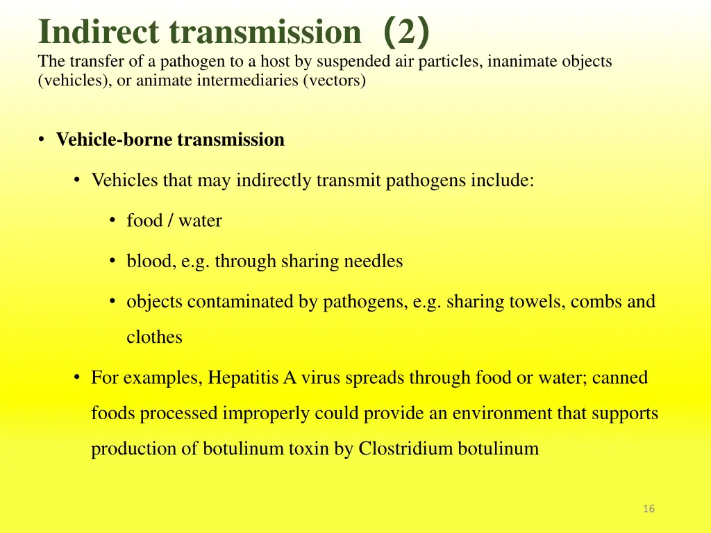 indirect transmission 2 the transfer