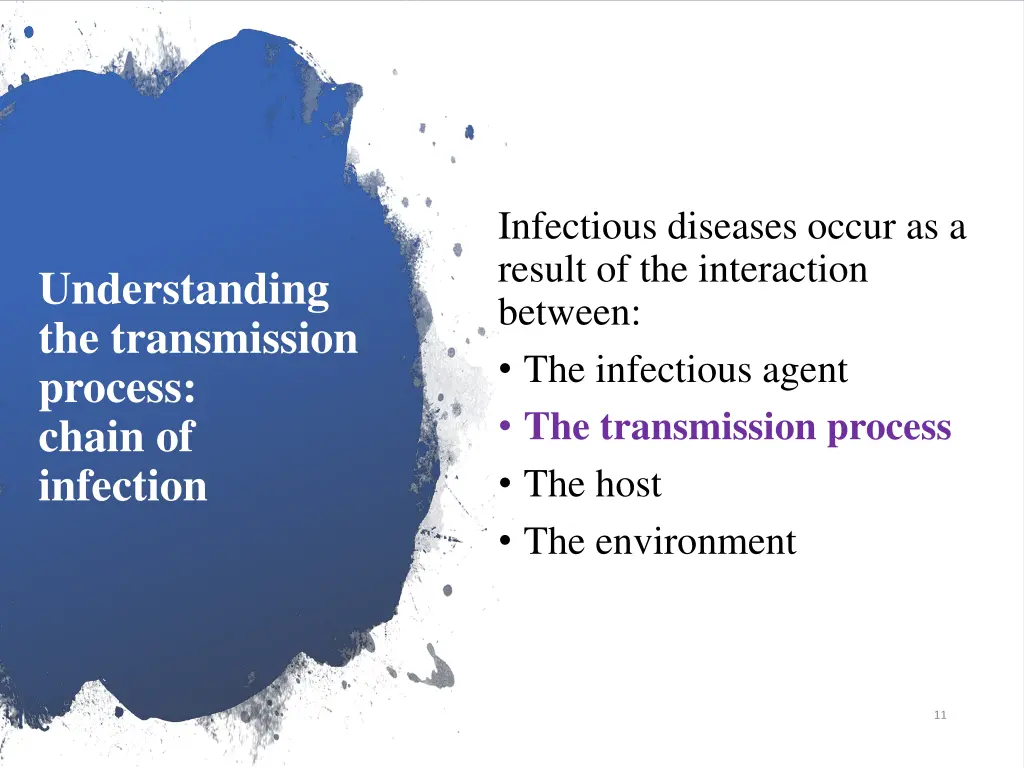 infectious diseases occur as a result