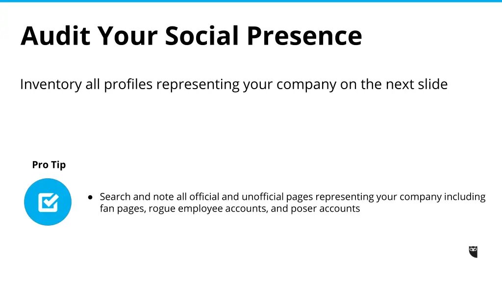 audit your social presence