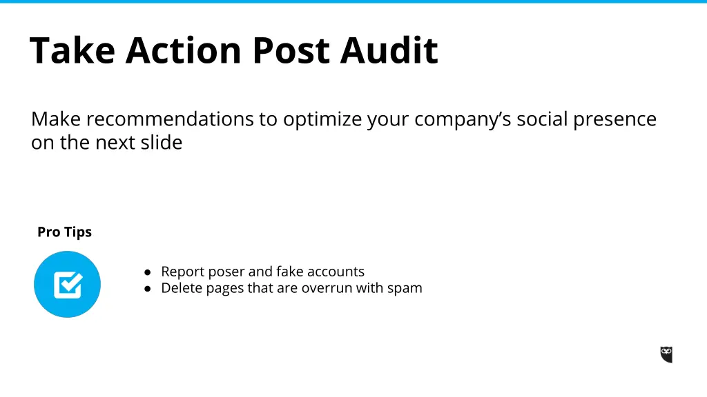 take action post audit