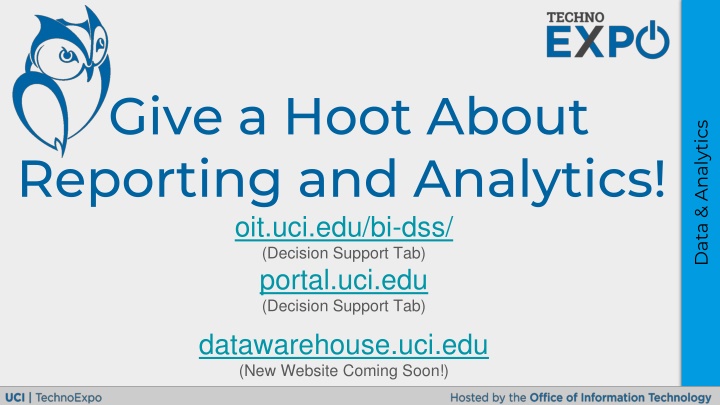 give a hoot about reporting and analytics