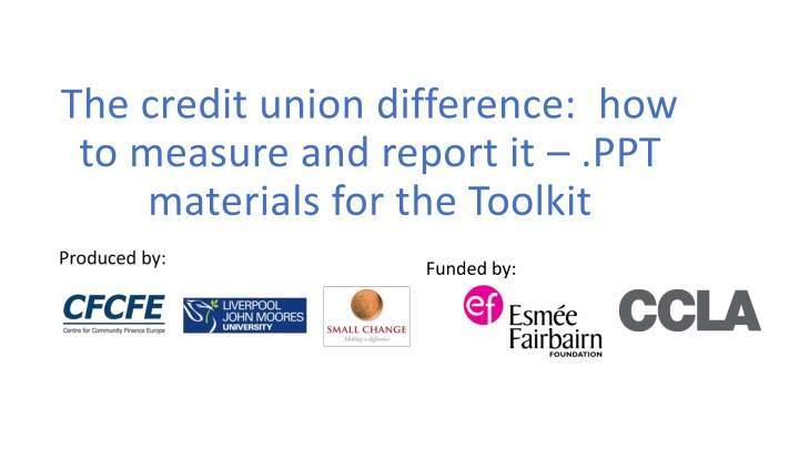 the credit union difference how to measure