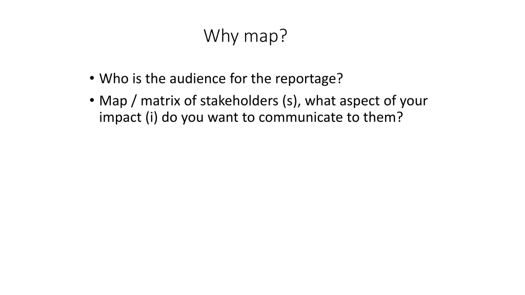 why map