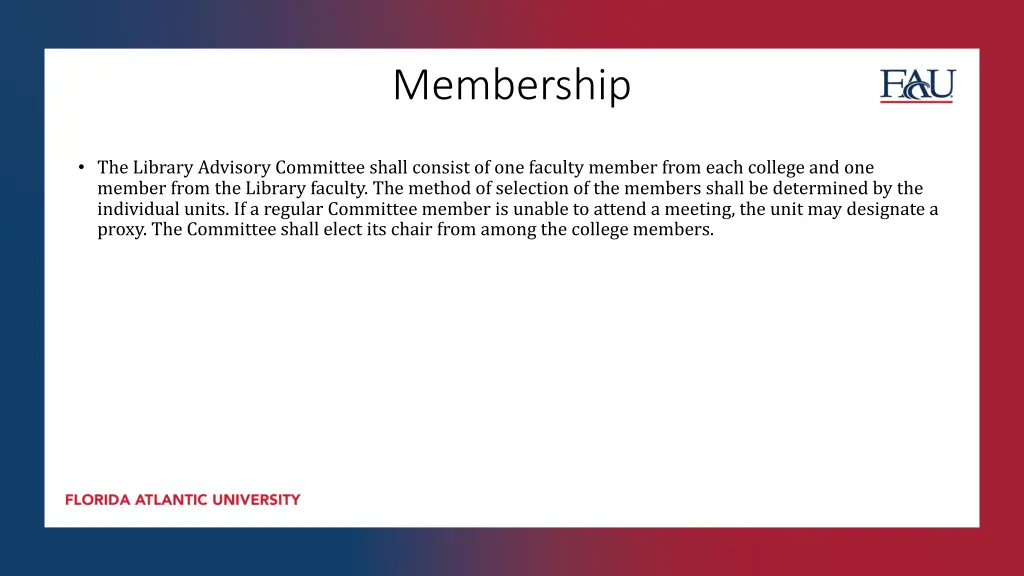 membership