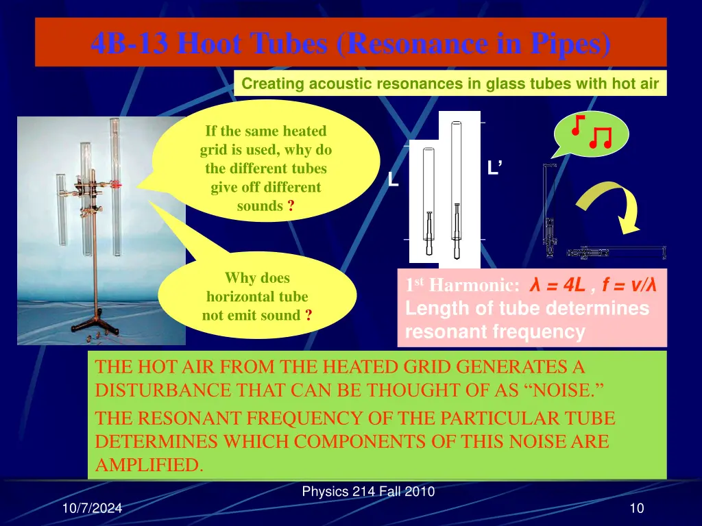 4b 13 hoot tubes resonance in pipes