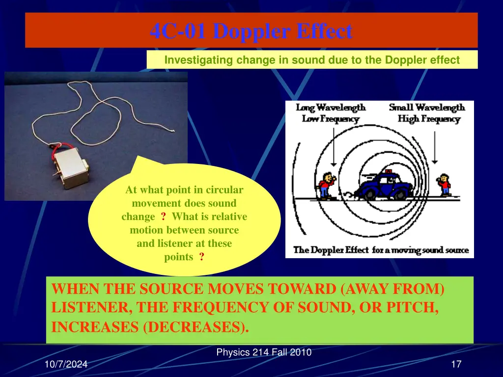 4c 01 doppler effect