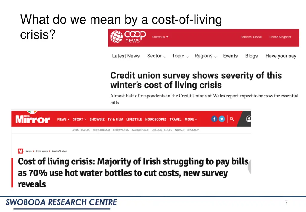 what do we mean by a cost of living crisis