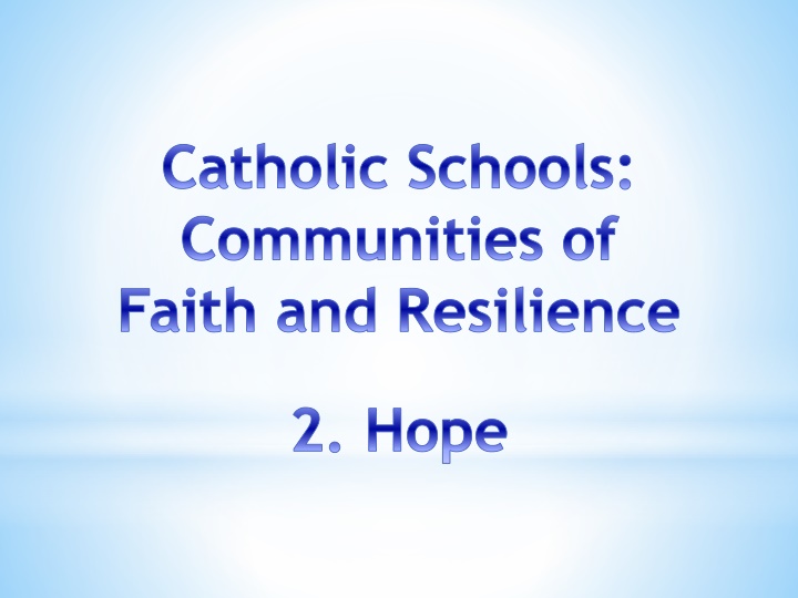 catholic schools communities of faith