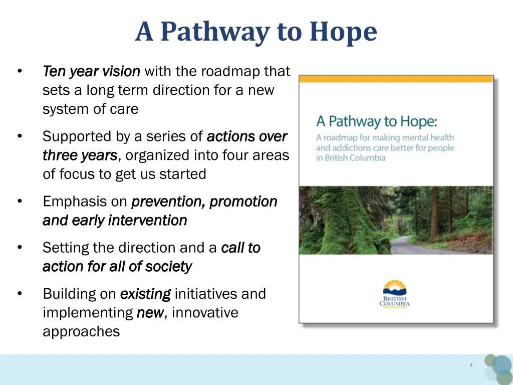 a pathway to hope