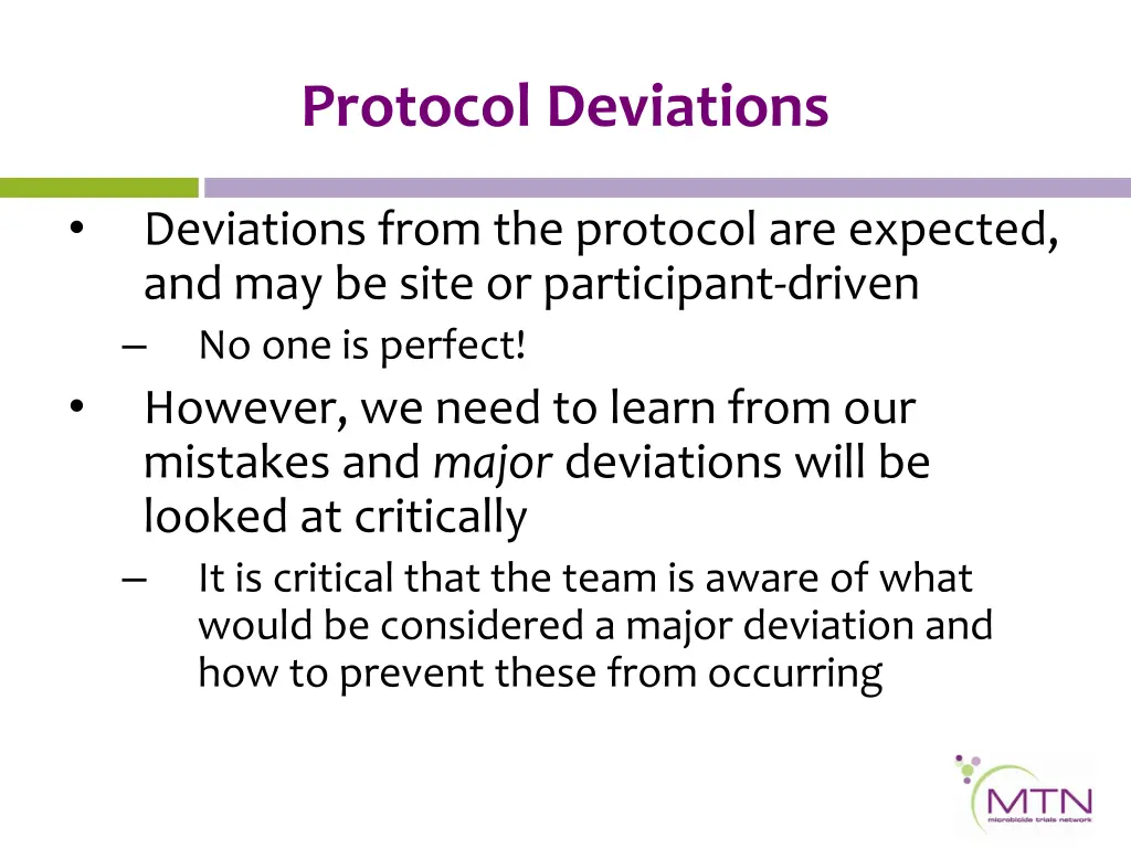 protocol deviations 1