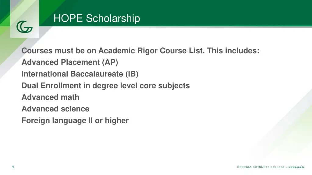 hope scholarship 1