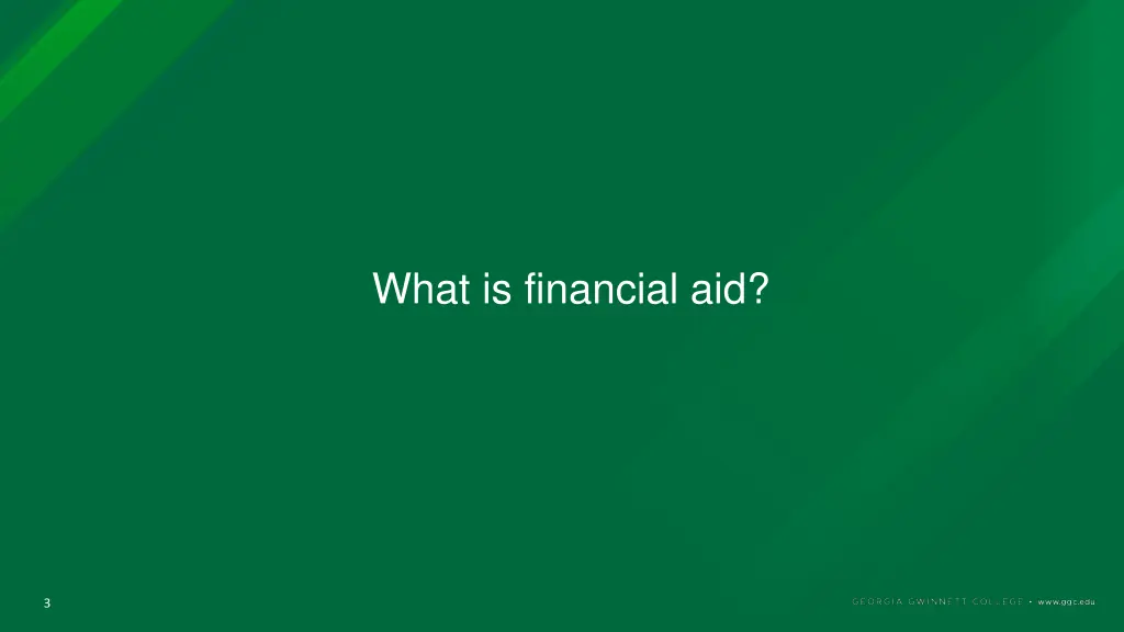 what is financial aid