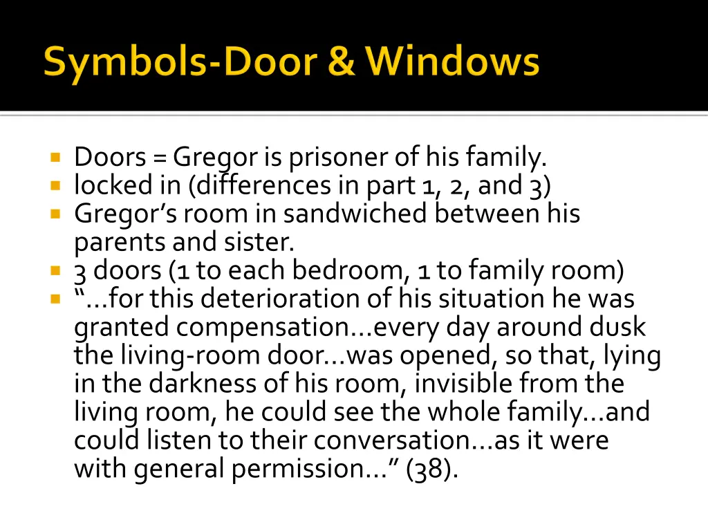 doors gregoris prisoner of his family locked