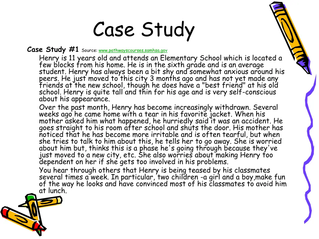 case study