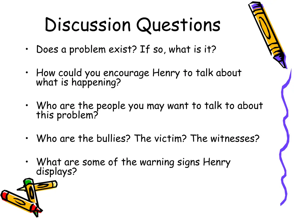 discussion questions