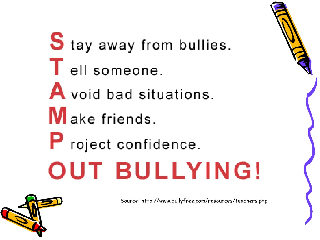 source http www bullyfree com resources teachers