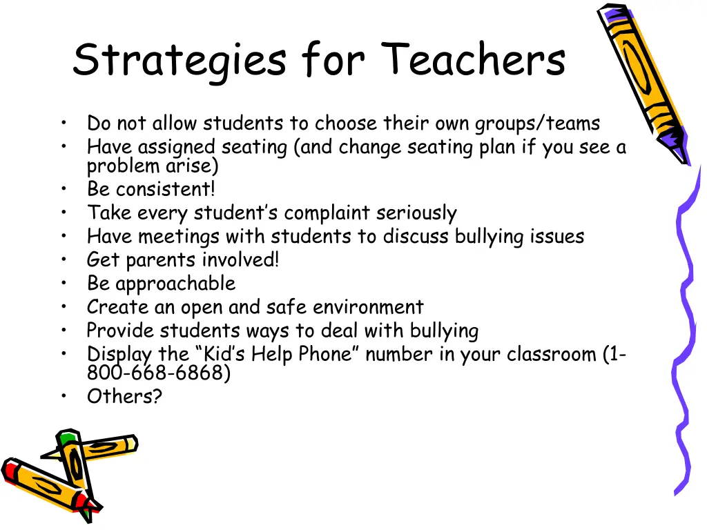 strategies for teachers