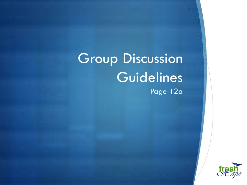 group discussion guidelines