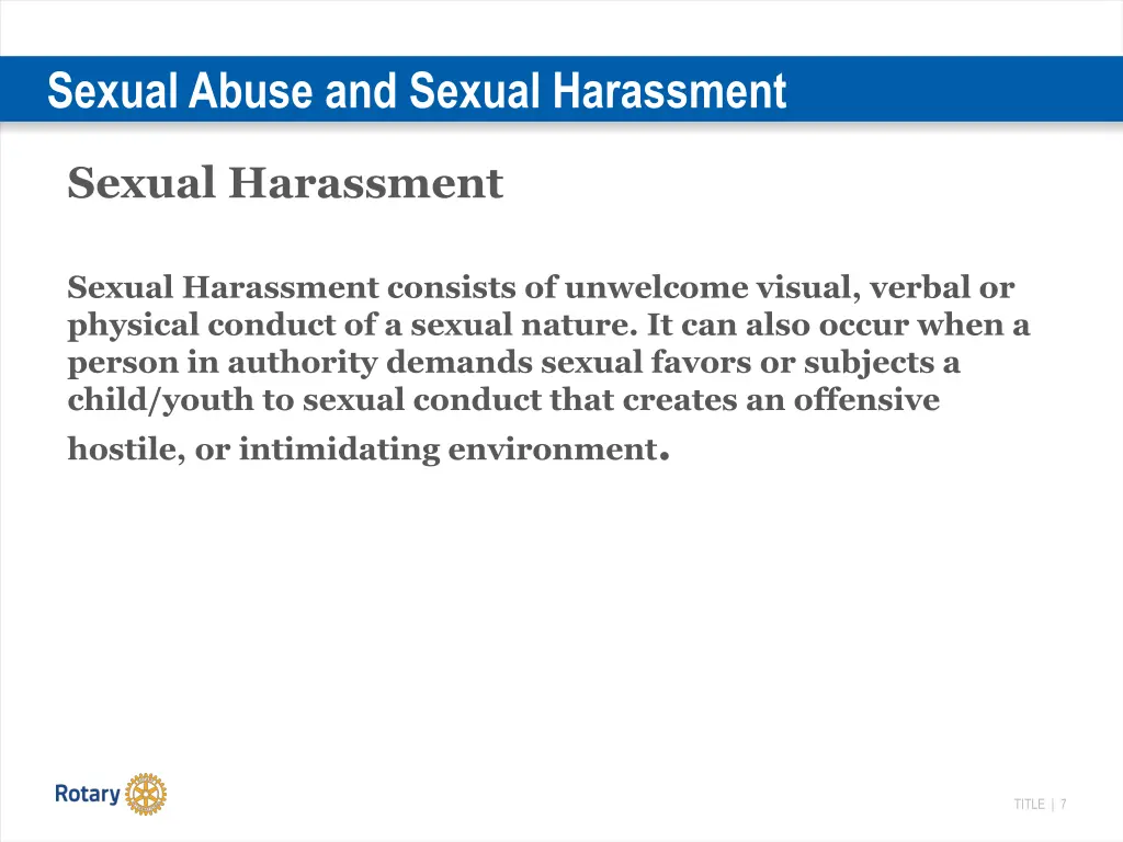 sexual abuse and sexual harassment 1