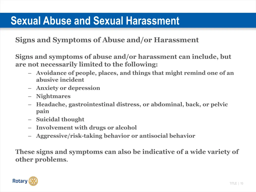 sexual abuse and sexual harassment 4