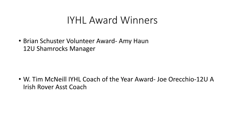 iyhl award winners