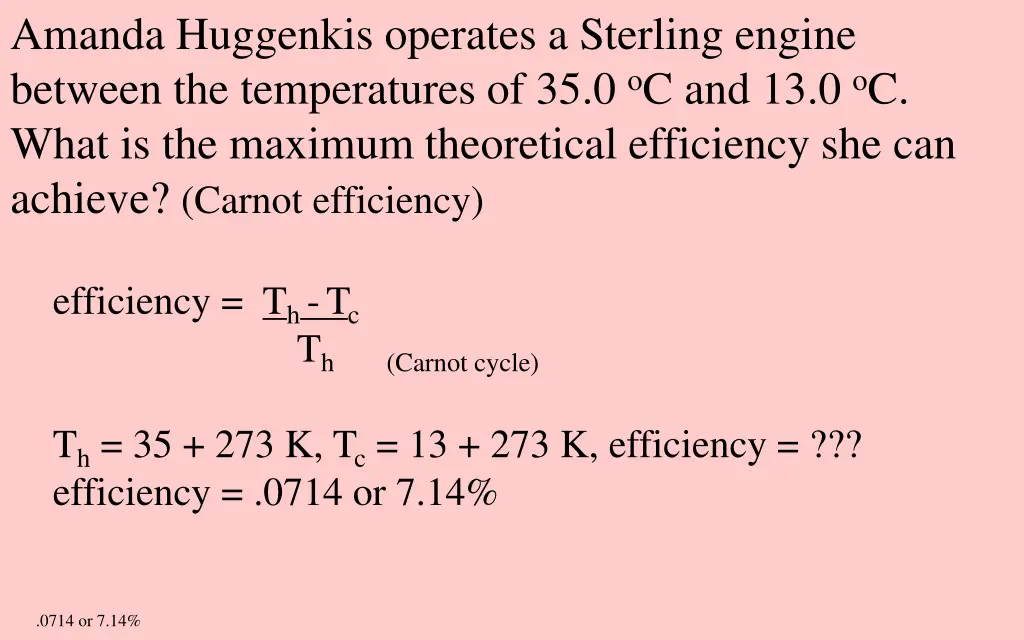 amanda huggenkis operates a sterling engine