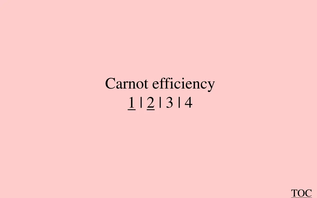 carnot efficiency 1 2 3 4