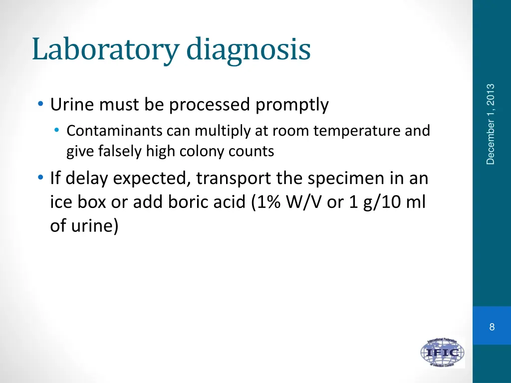 laboratory diagnosis