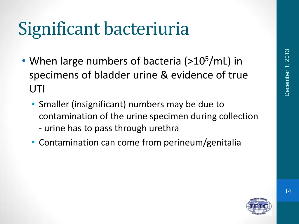 significant bacteriuria