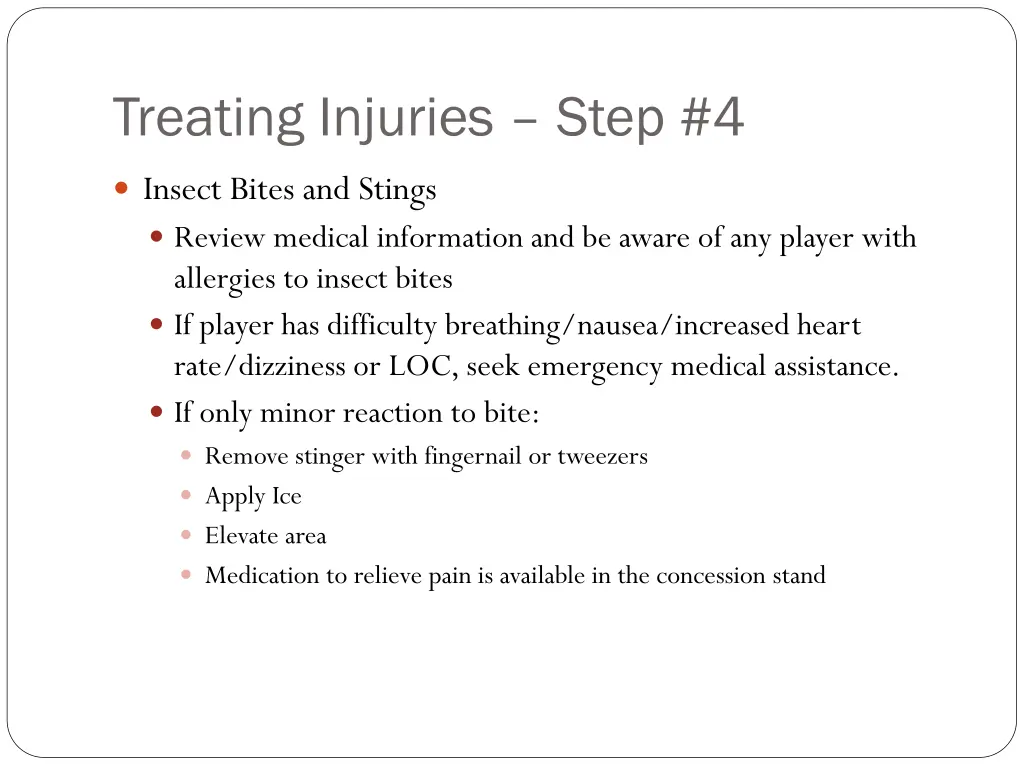 treating injuries step 4 4