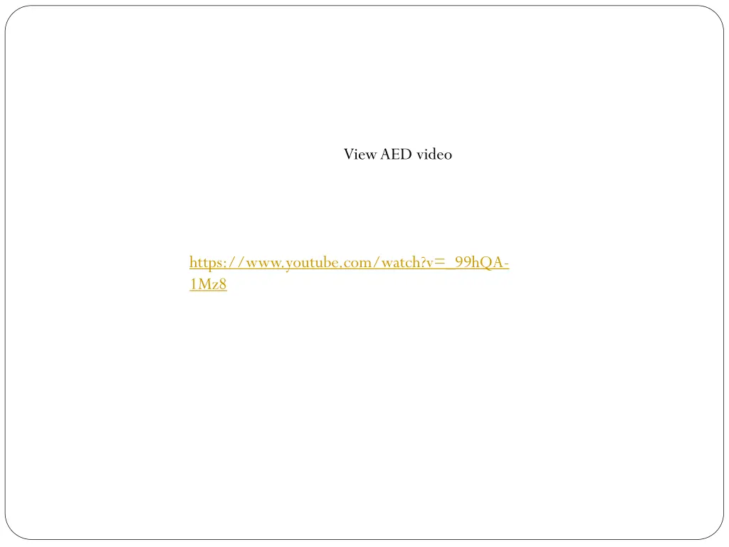 view aed video