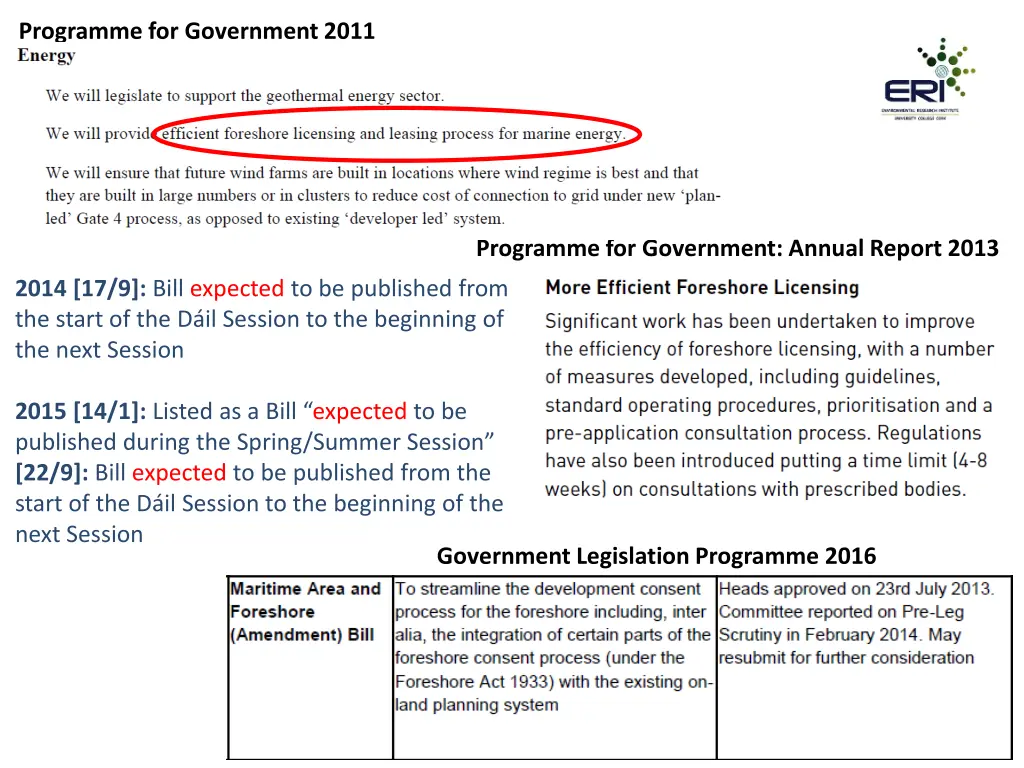 programme for government 2011