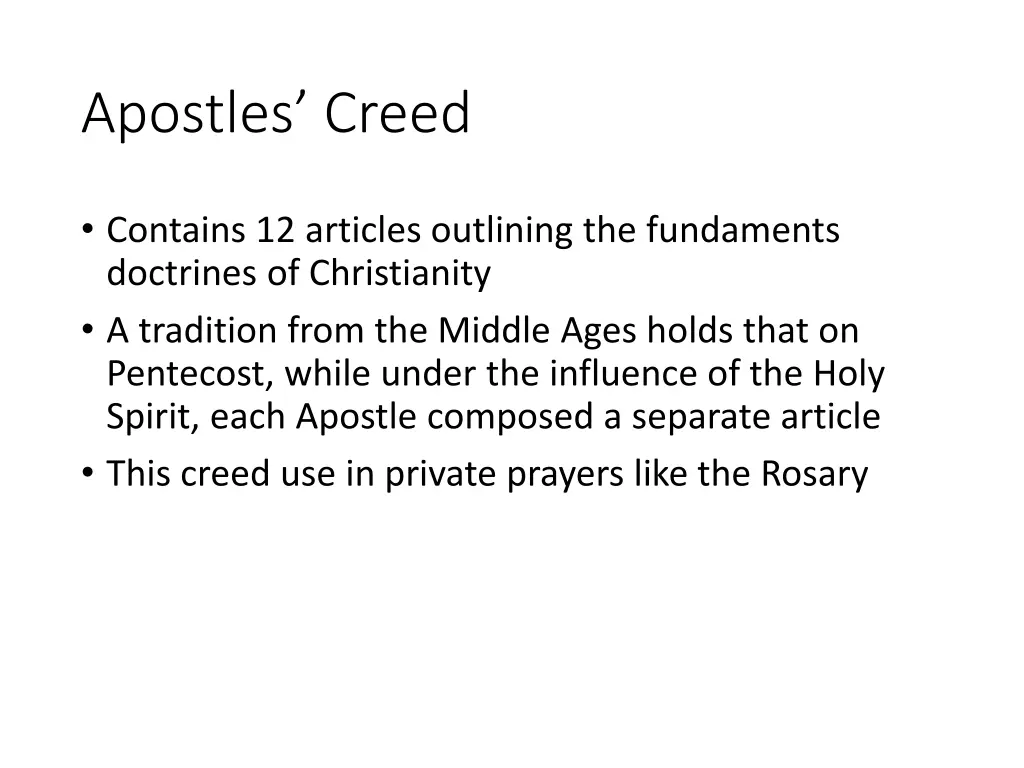 apostles creed