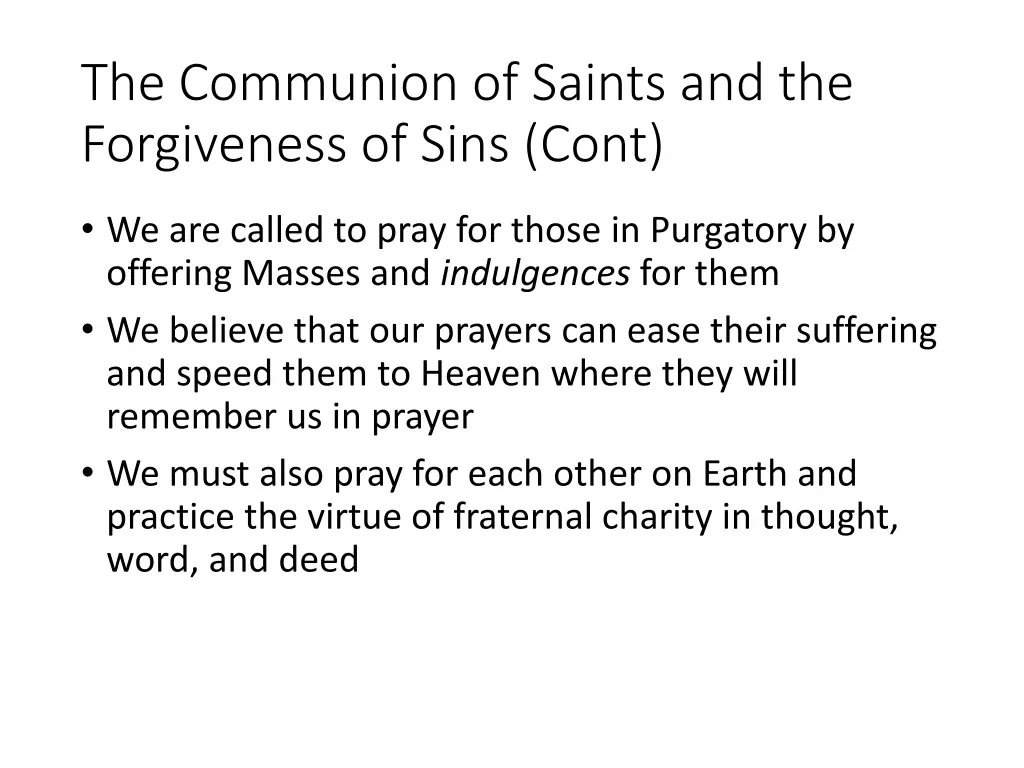 the communion of saints and the forgiveness 3