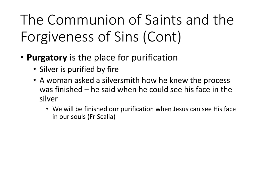 the communion of saints and the forgiveness 4