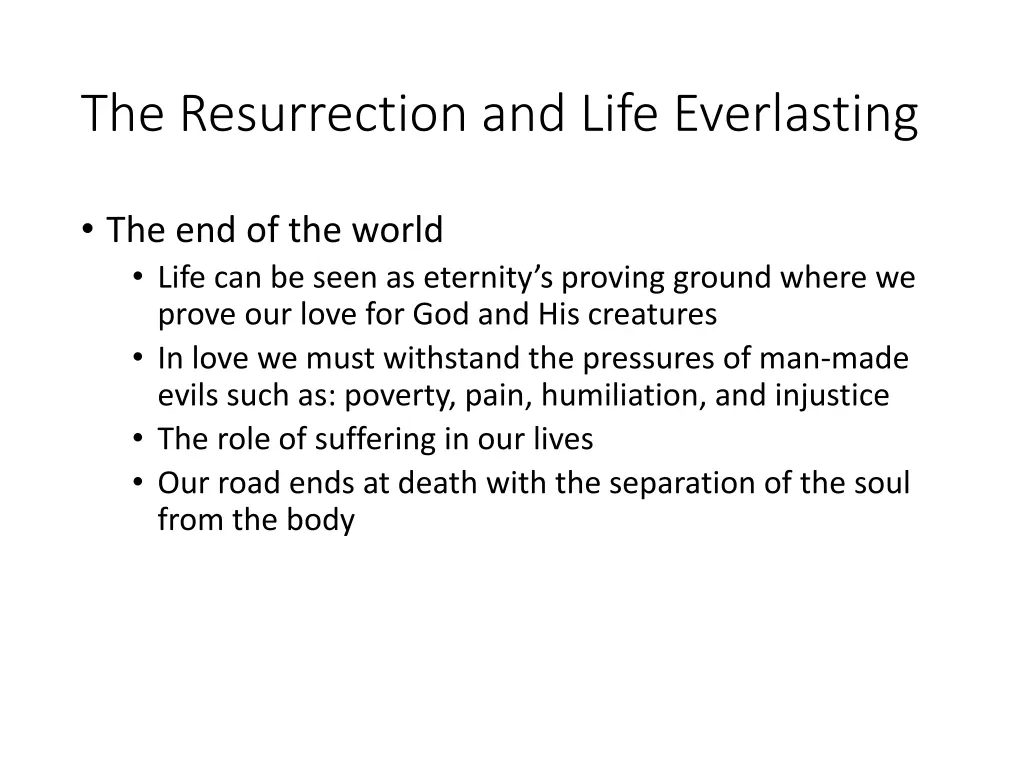 the resurrection and life everlasting 1