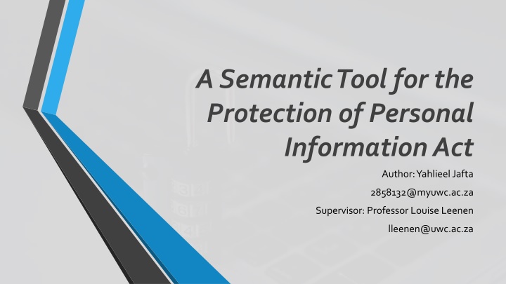 a semantic tool for the protection of personal