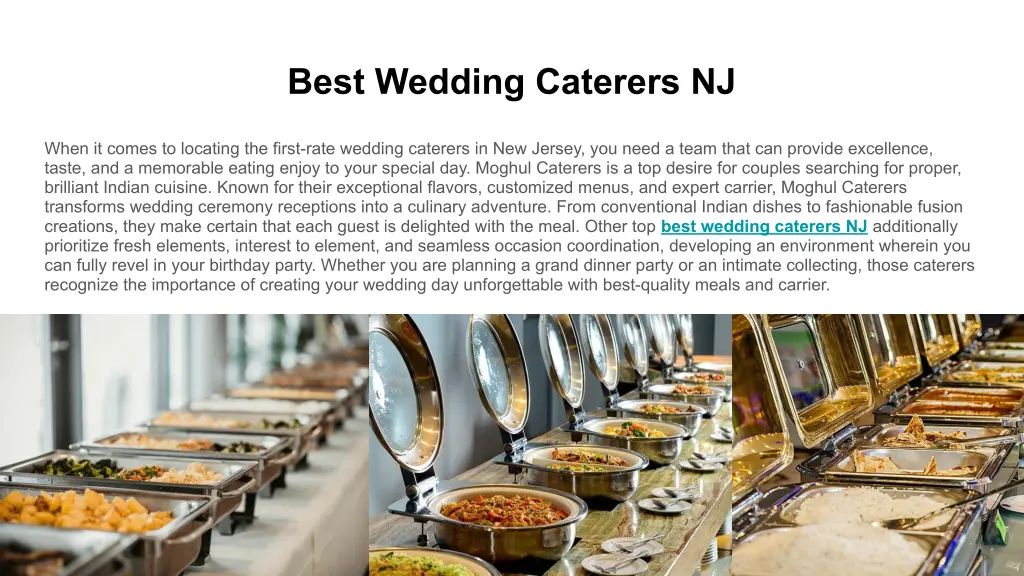 best wedding caterers nj