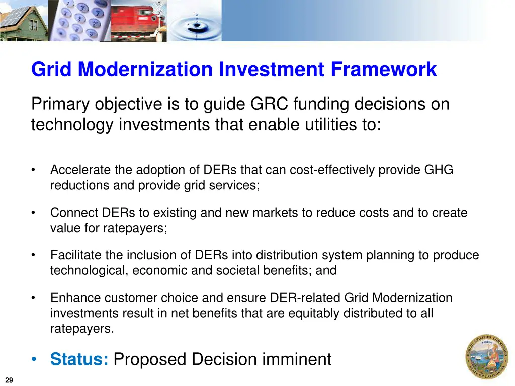 grid modernization investment framework