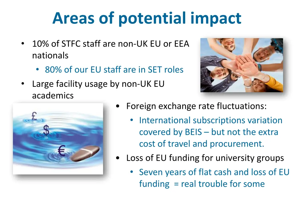 areas of potential impact