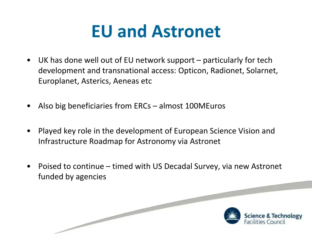 eu and astronet