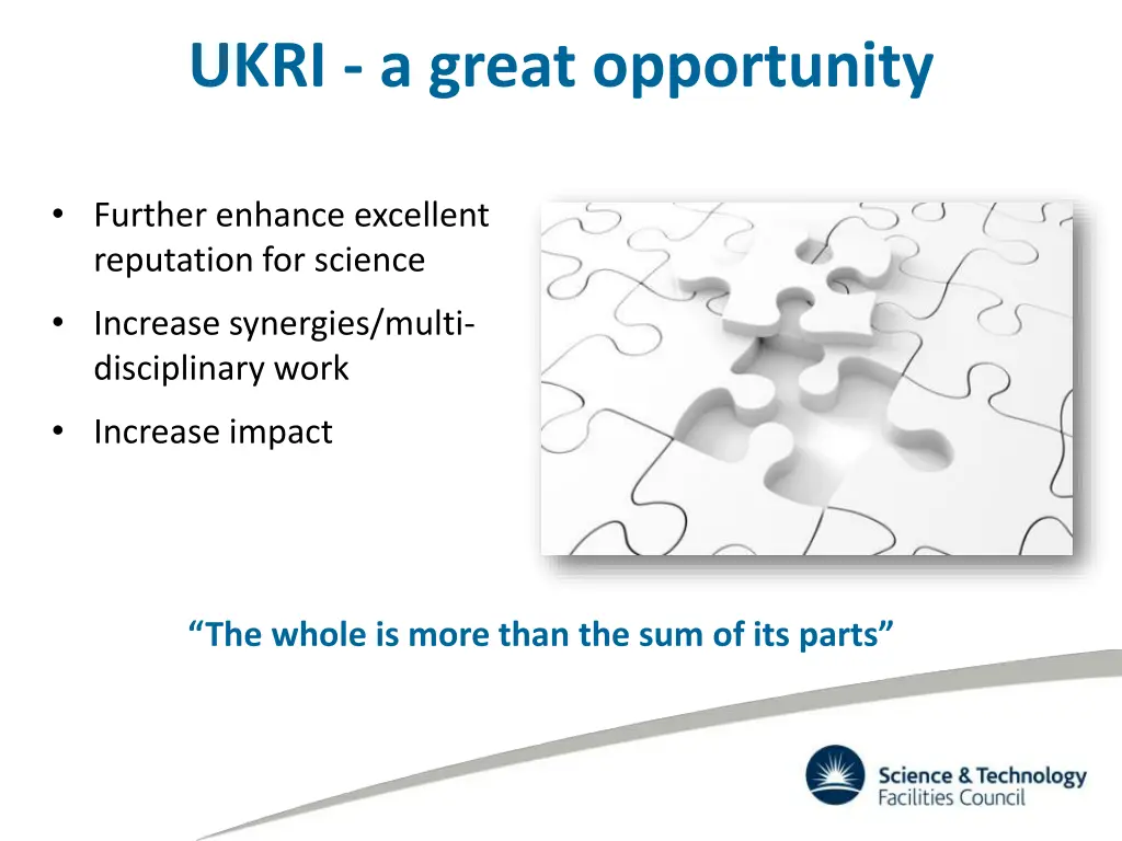 ukri a great opportunity