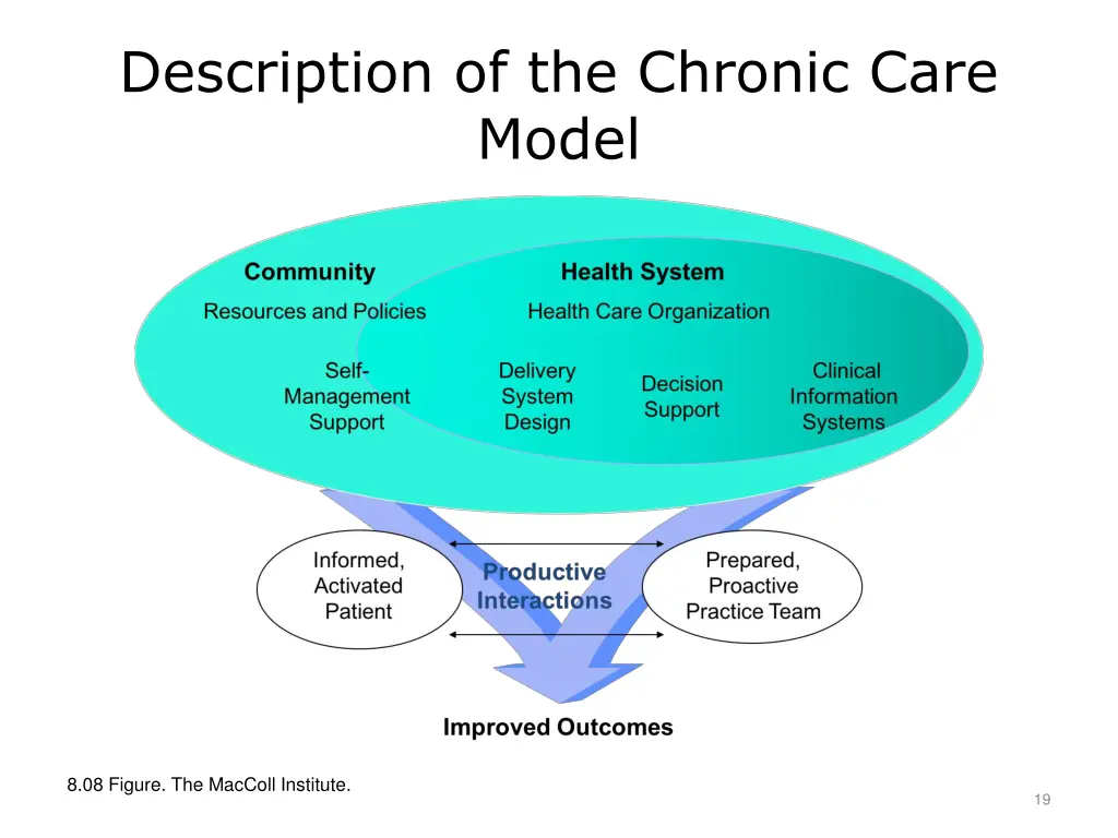 description of the chronic care model