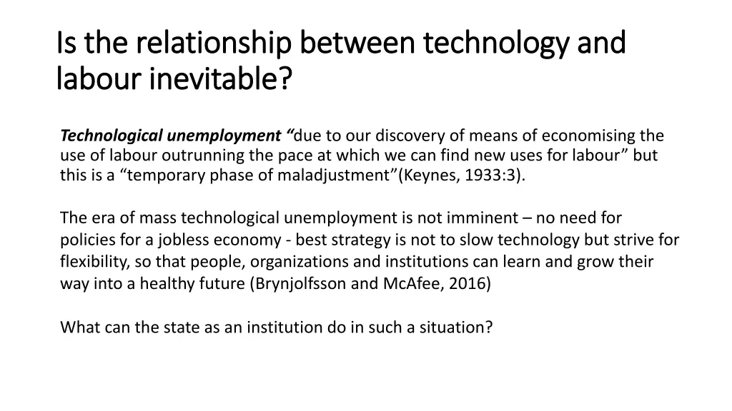 is the relationship between technology