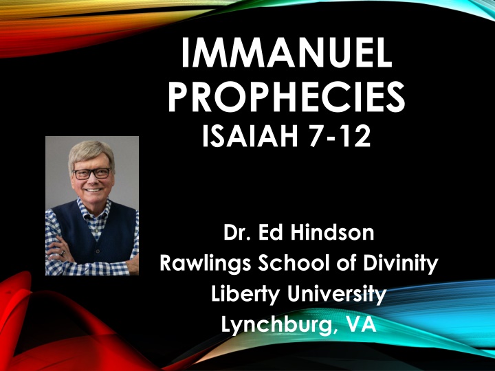 immanuel prophecies isaiah 7 12