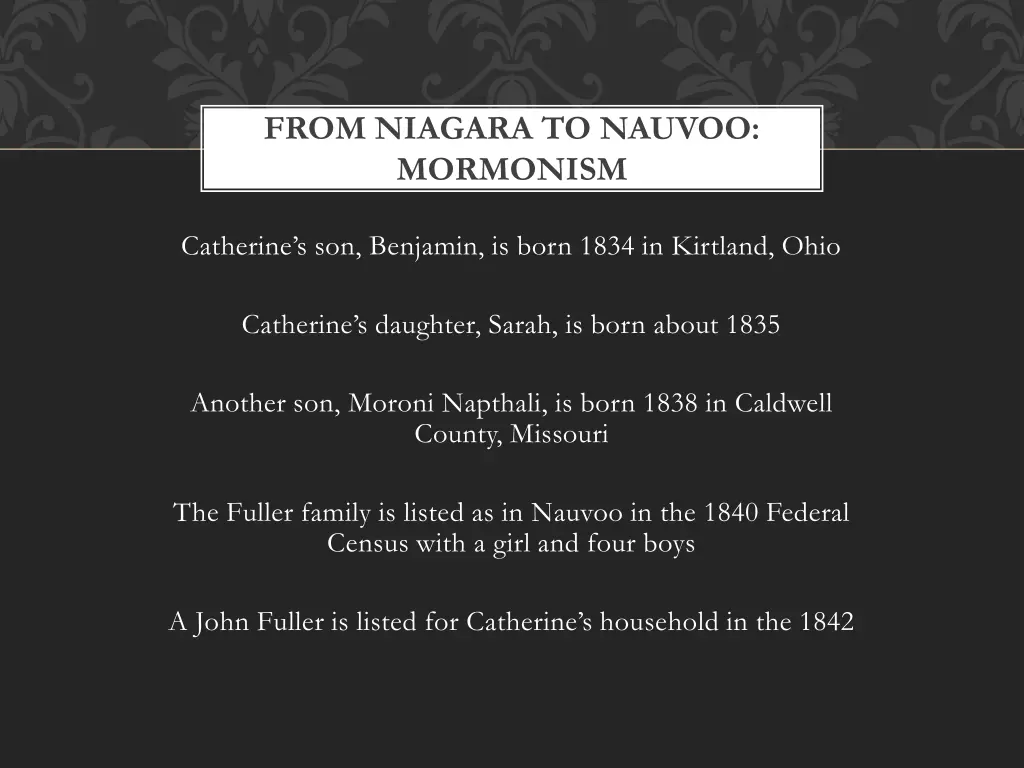 from niagara to nauvoo mormonism