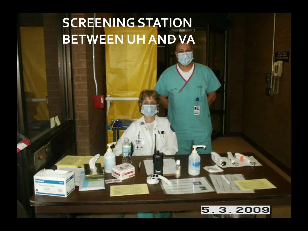 screening station between uh and va