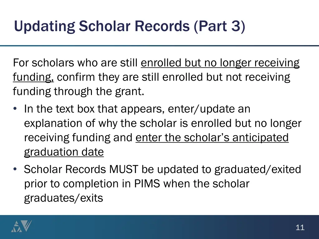 updating scholar records part 3