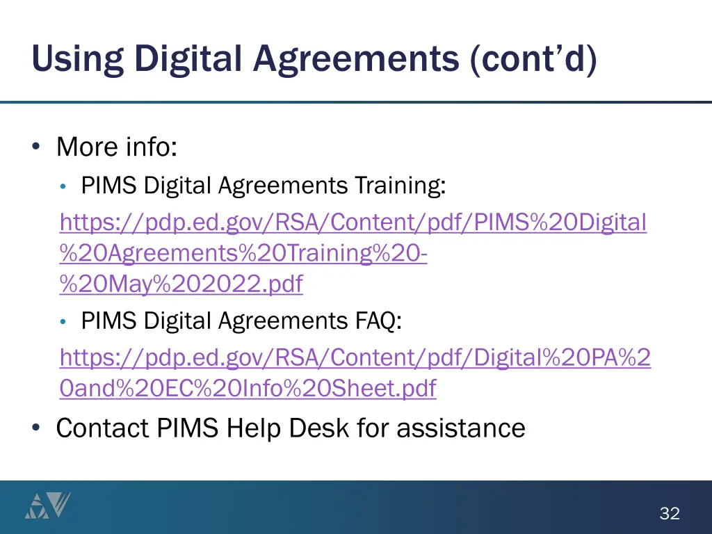 using digital agreements cont d 1