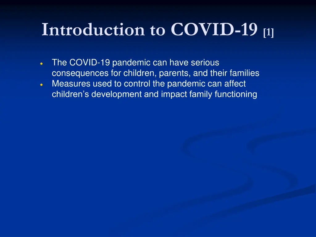 introduction to covid 19 1